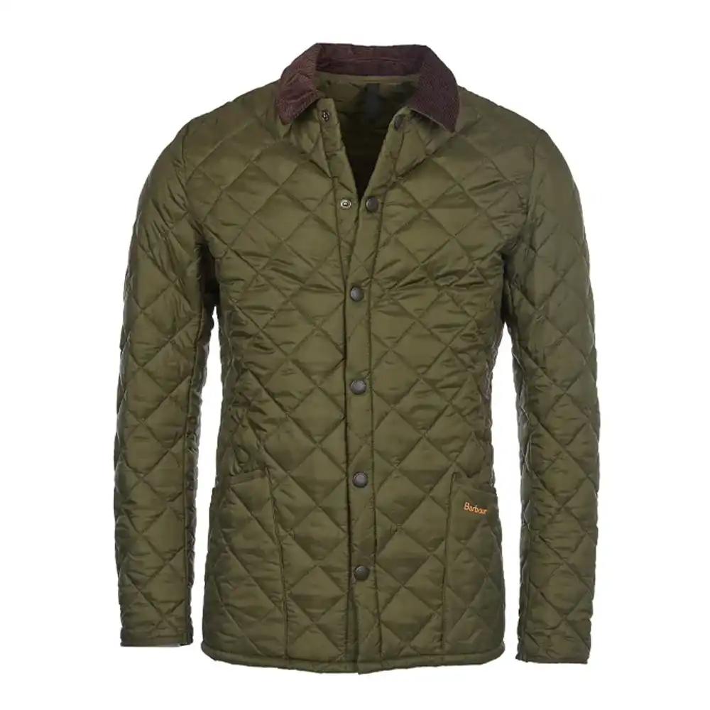 Barbour Mens Heritage Liddesdale Quilted Jacket Olive Wadswick