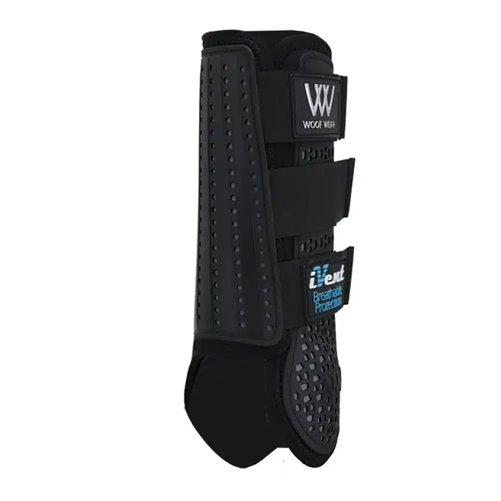 Woof iVent Event Boot Black Steel Front