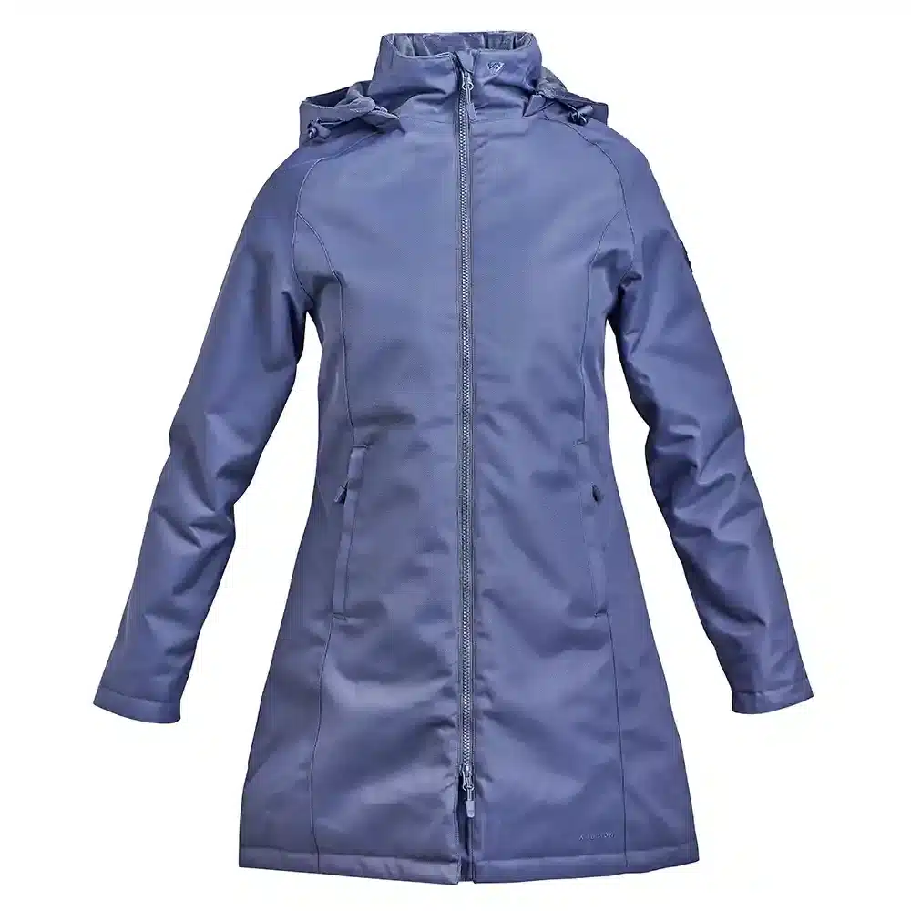Shires Aubrion Ladies Halcyon Mid Length Coat Charcoal