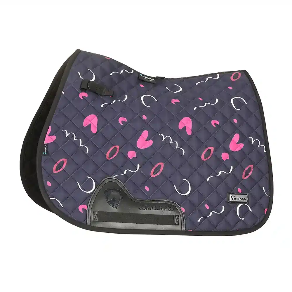 Shires Arma Young Rider Hyde Park Saddle Pad Doodle