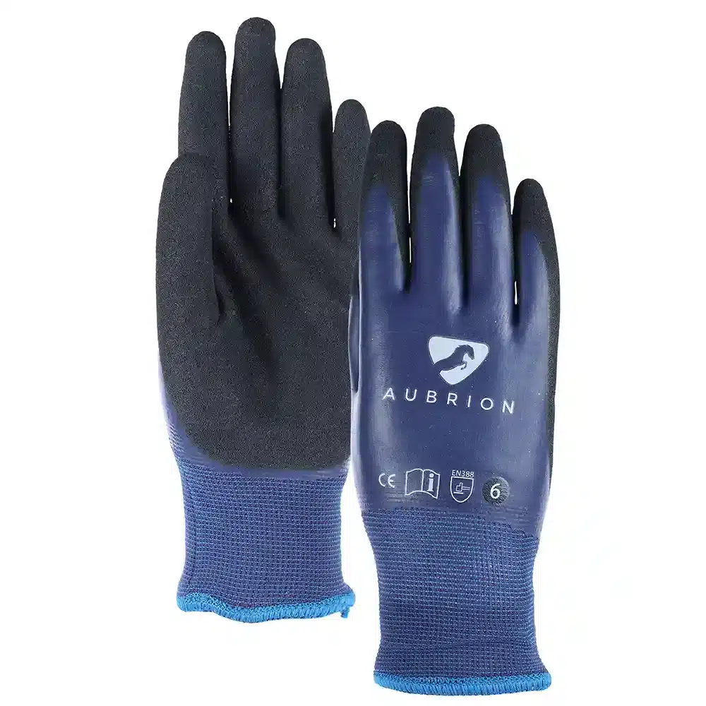 Shires Aubrion Adults Winter Work Gloves Navy