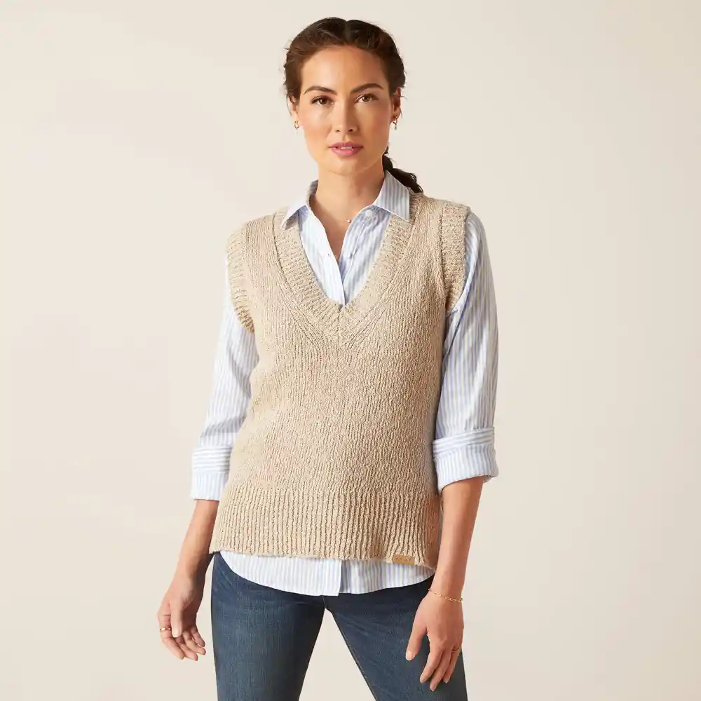 Ariat Ladies Bellefonte Vest Tan