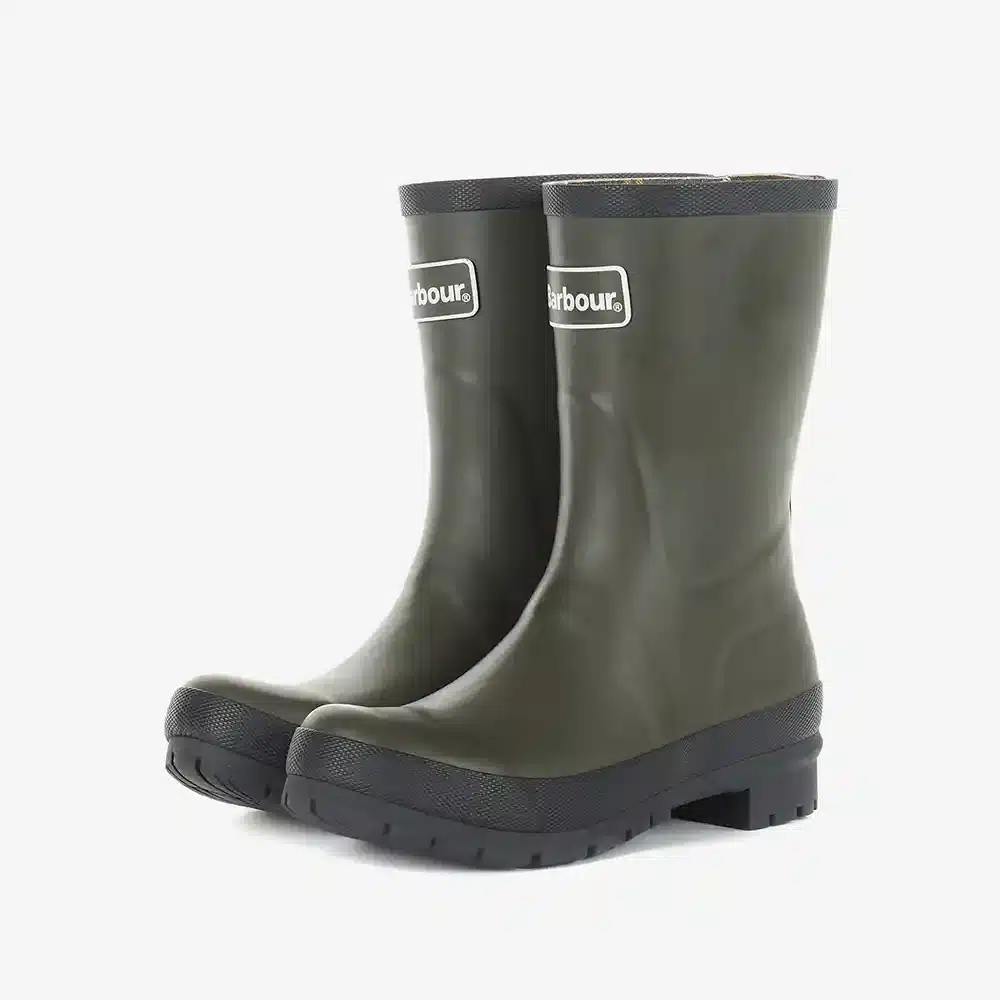 Barbour Ladies Banbury Mid Wellington Boots Olive