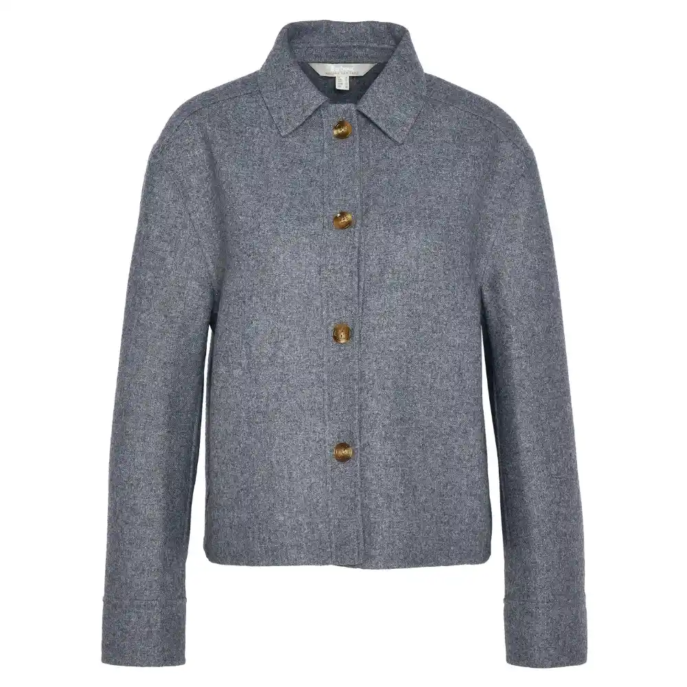 Barbour Ladies Emery Overshirt Grey Marl