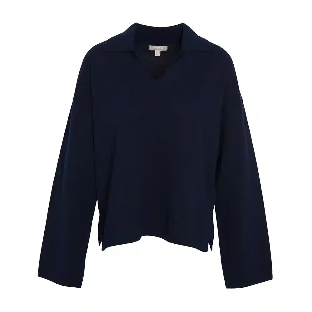 Barbour Ladies Fearne Knitted Jumper Navy