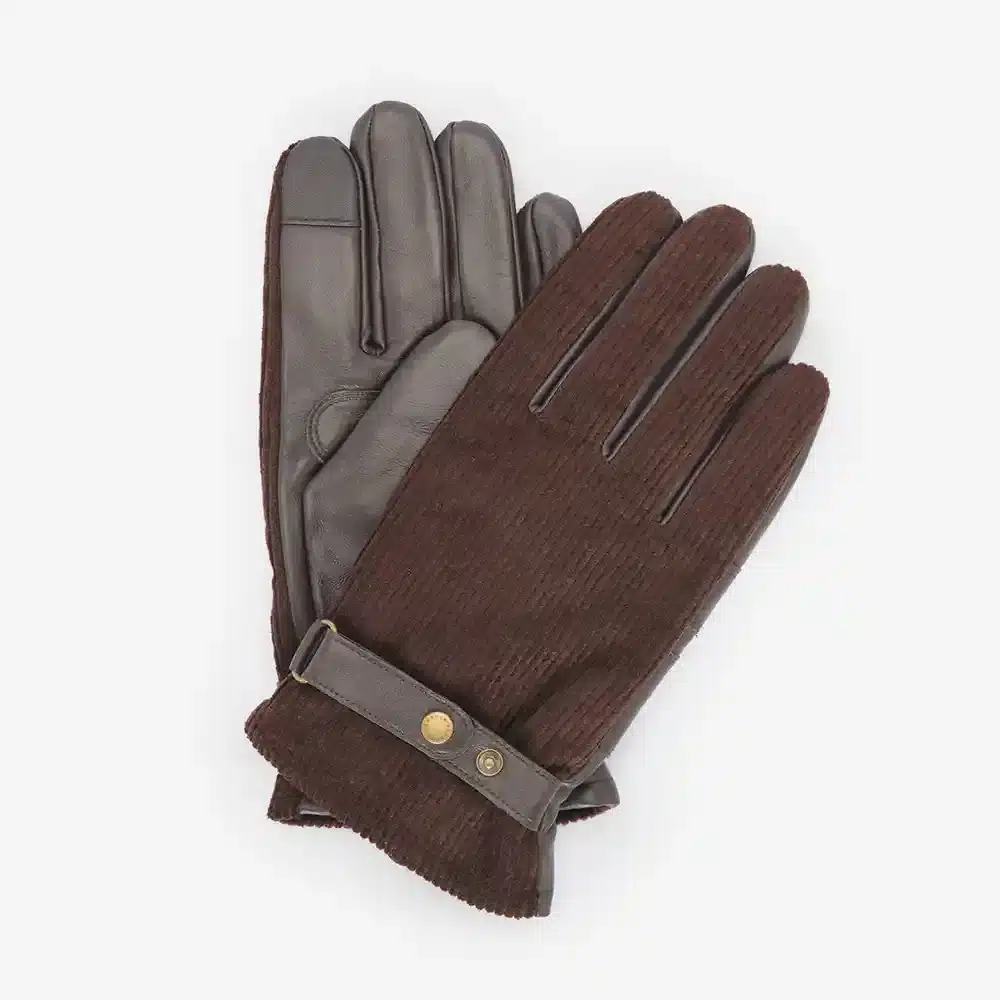 Barbour Mens Nelson Gloves Brown