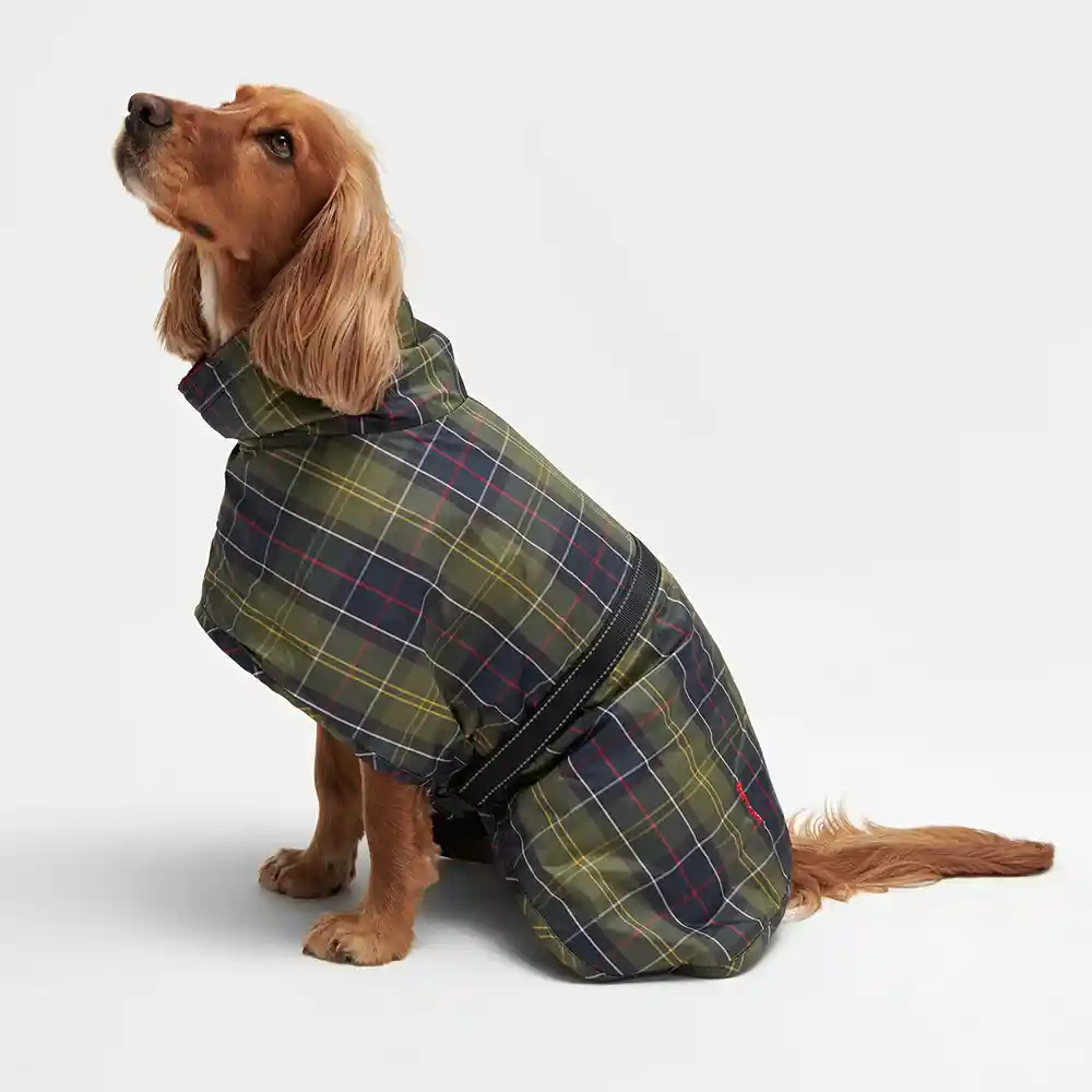 Barbour Tartan Dog Drying Robe Classic Tartan