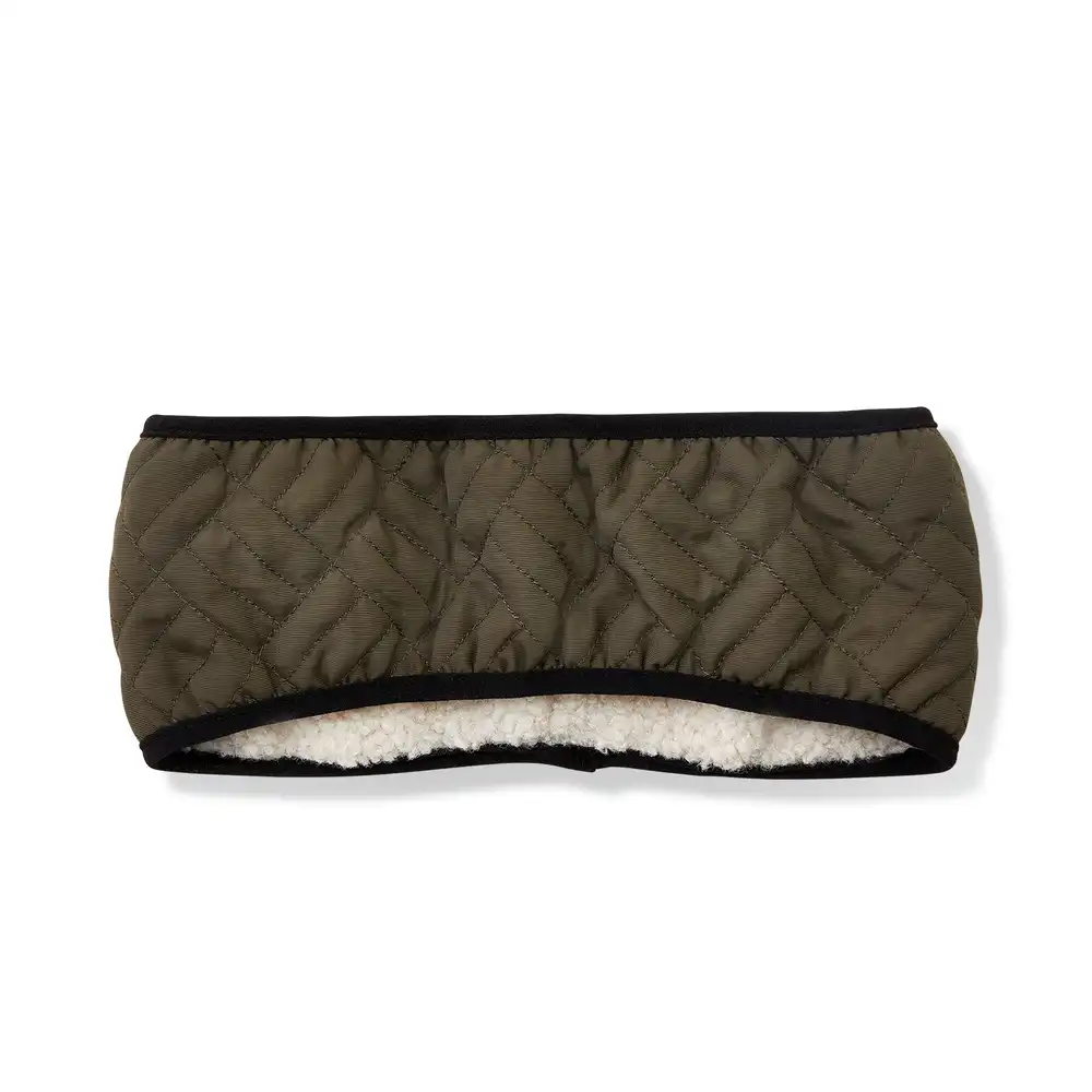 Ariat Adults Reversible Quilted Headband Olive Green