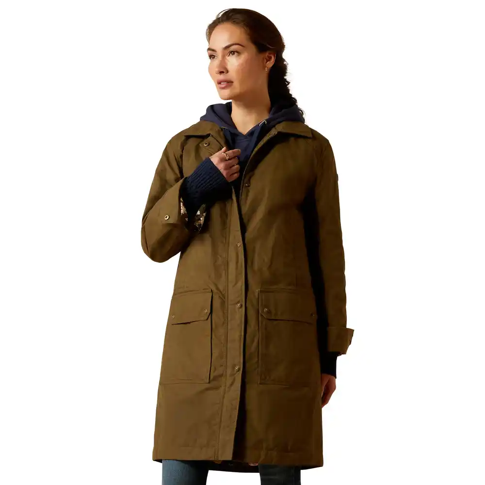 Ariat Ladies Cloverfield Coat Earth