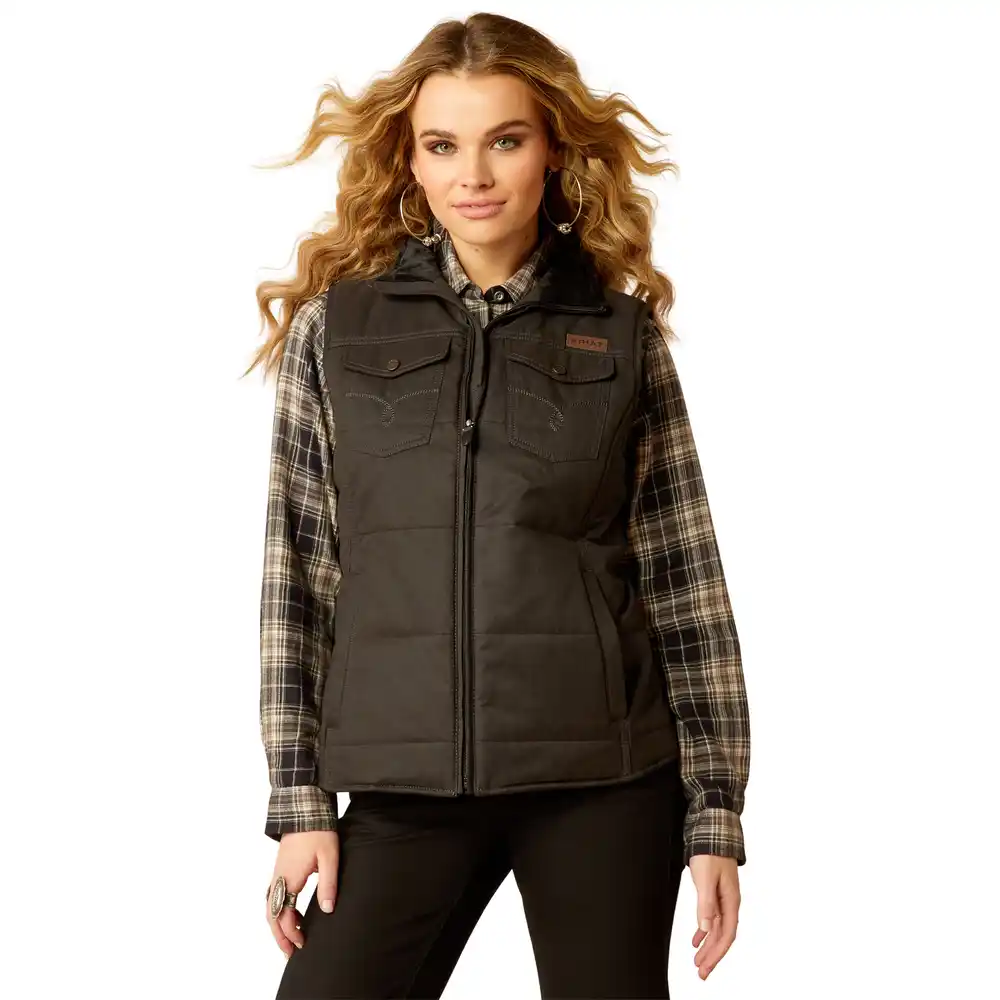 Ariat Ladies Grizzly Quilted Gilet Black