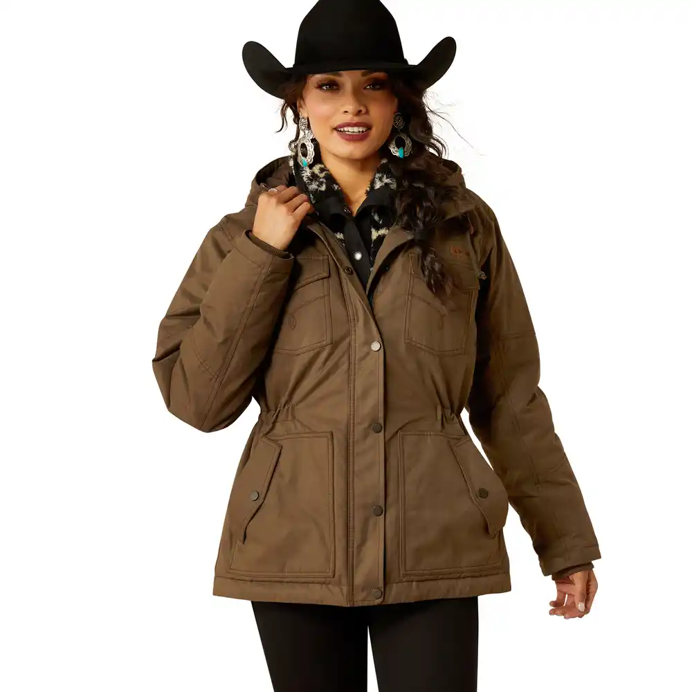 Ariat Ladies Grizzly 2.0 Parka Coat Banyan Bark