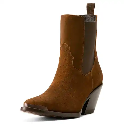 Ariat Ladies Shiloh Western Boot Dark Ginger