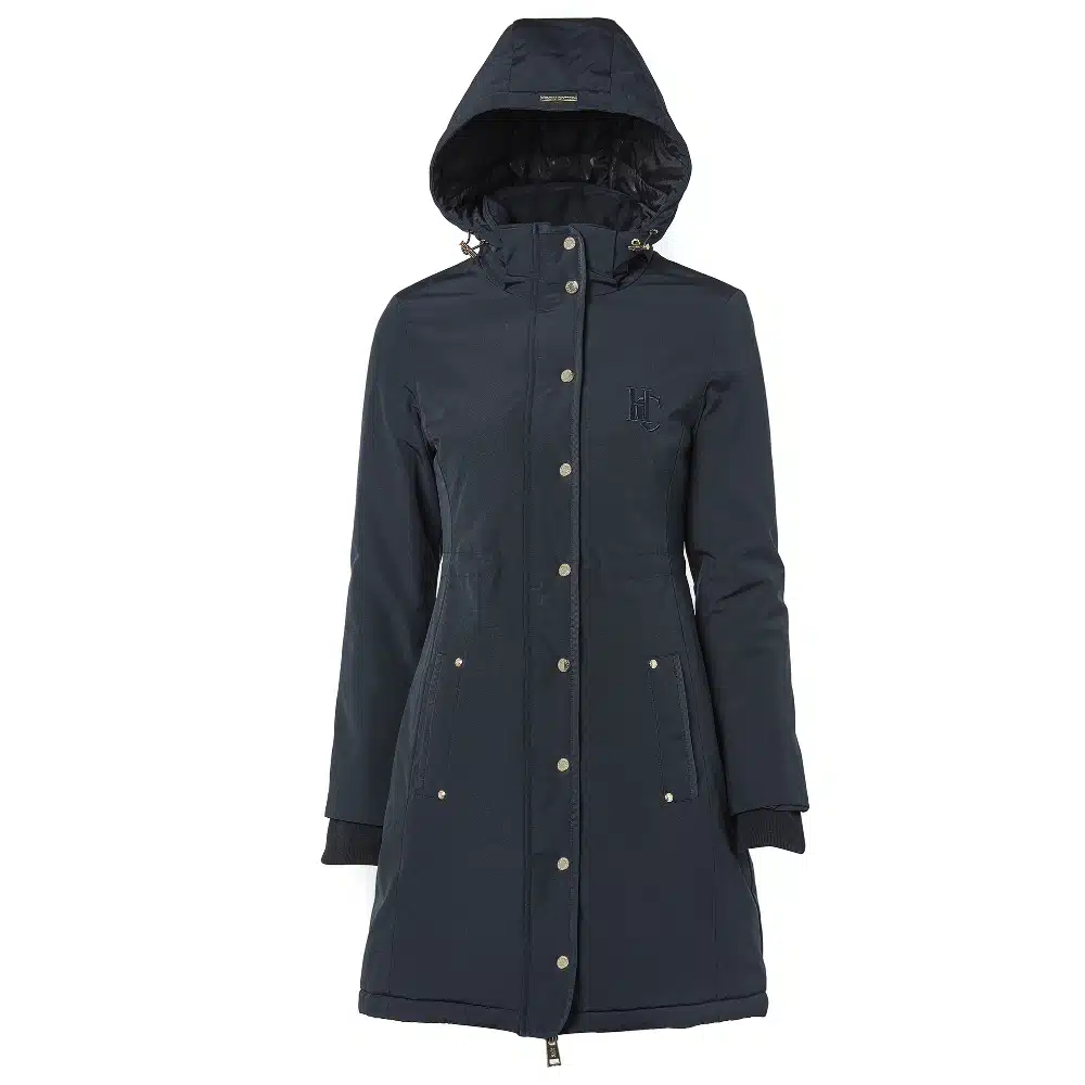 Holland Cooper Ladies Team Waterproof Coat Ink Navy Mono