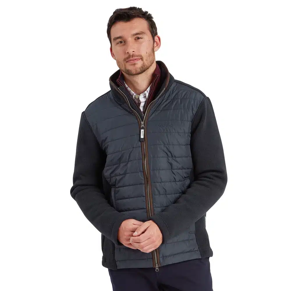 Schoffel Mens Cottesmore Hybrid Jacket Petrol Blue