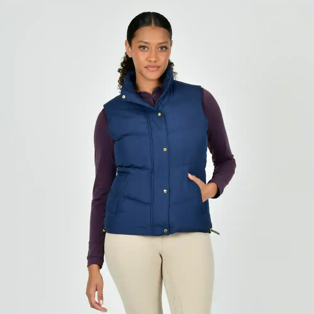 Dublin Ladies Patrice Puffer Vest Naval Academy