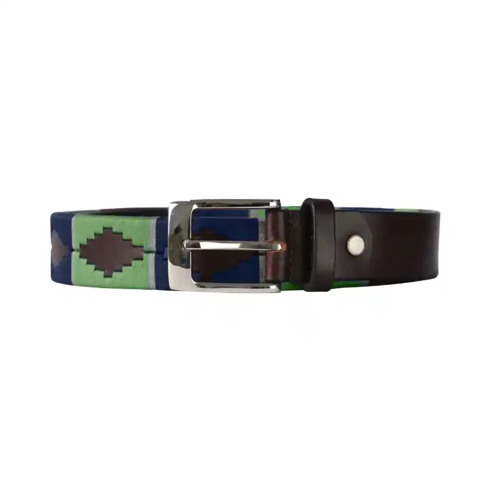 Hy Equestrian Ladies Synergy Polo Belt Navy Olive Green