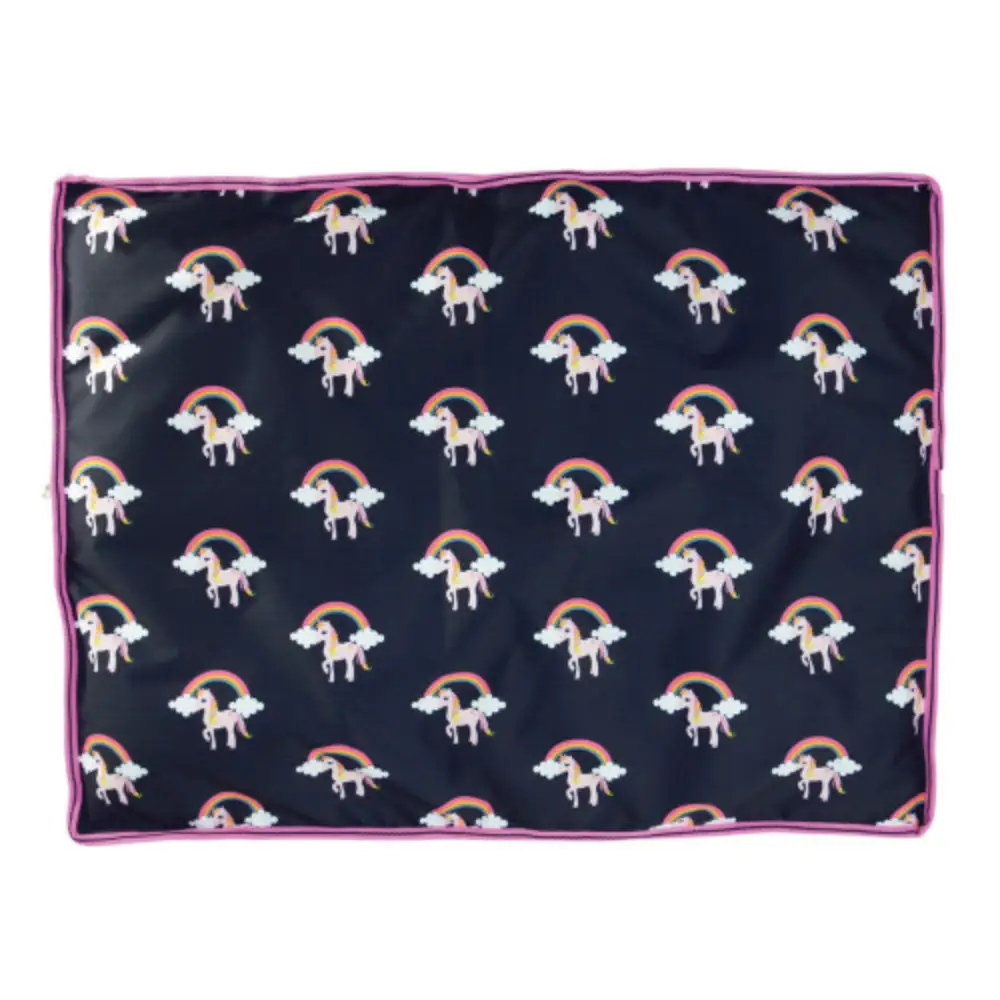 Hy Unicorn Dog Bed Navy Pink