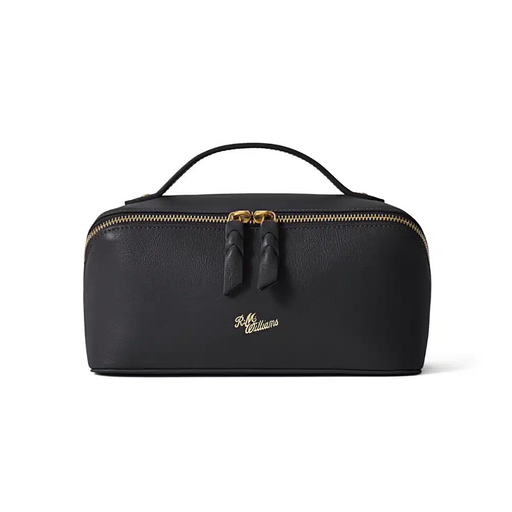 R.M.Williams Lorne Vanity Case Black