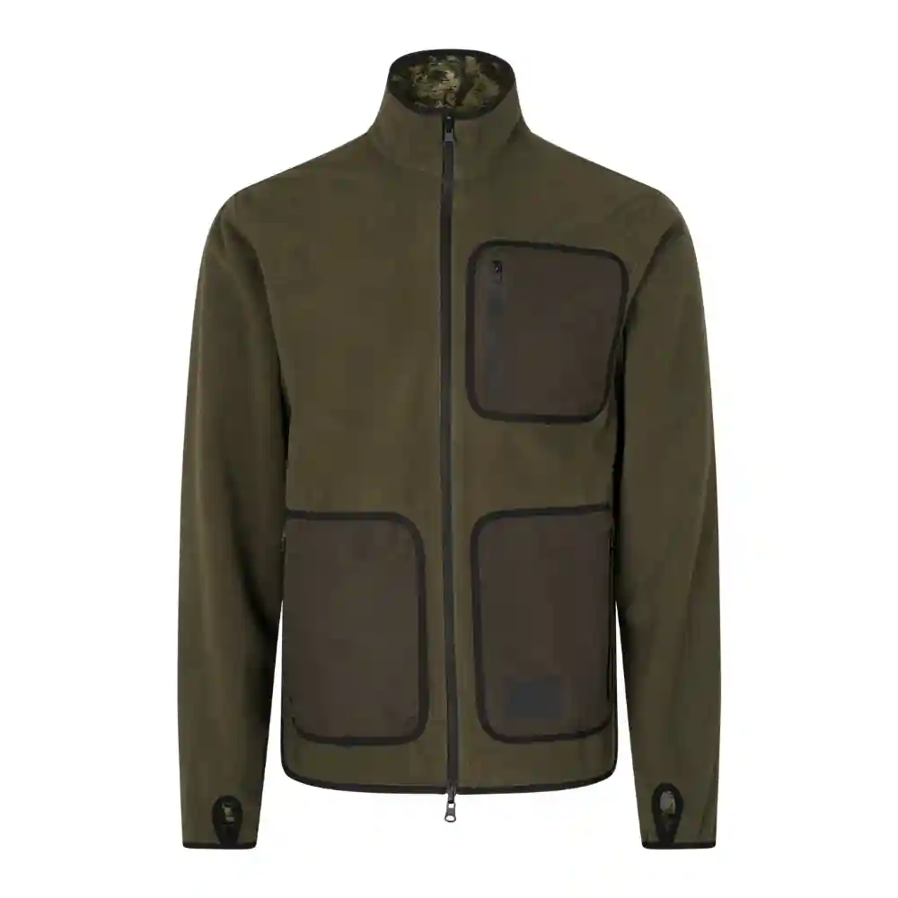 Seeland Mens Rogue Reversible Fleece Light Pine Invis Green