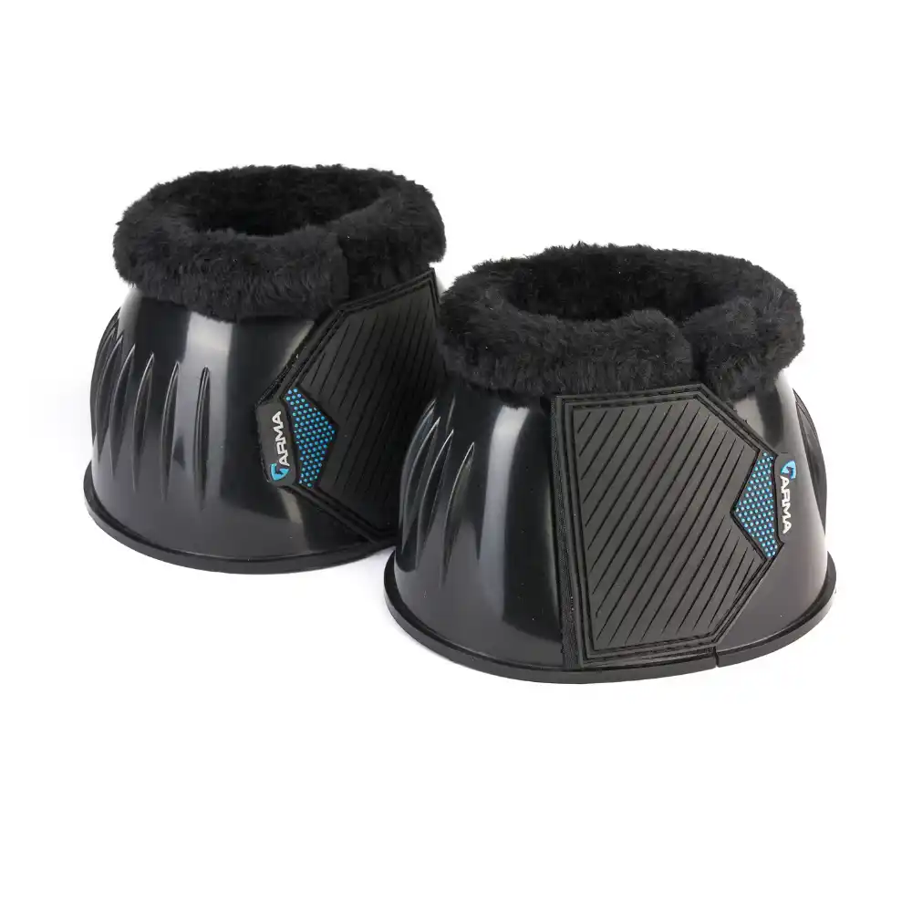 Shires Arma Comfort Gloss Over Reach Boots Black