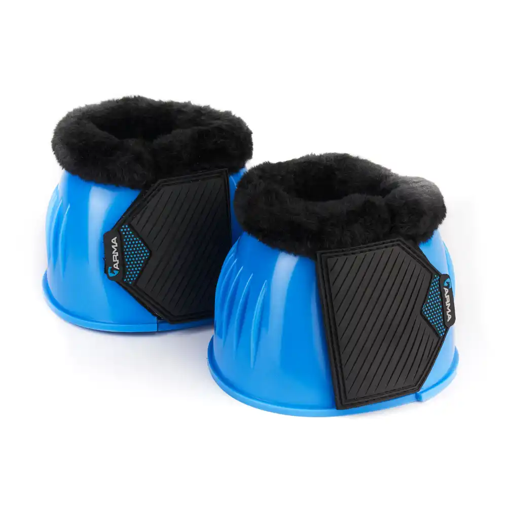 Shires Arma Comfort Gloss Over Reach Boots Blue