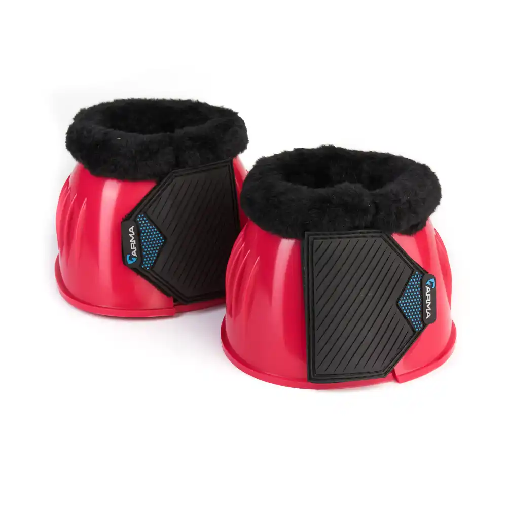 Shires Arma Comfort Gloss Over Reach Boots Pink