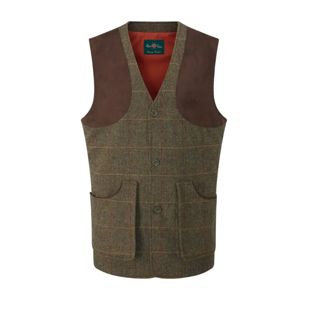 Alan Paine Mens Combrook Shooting Waistcoat Teak