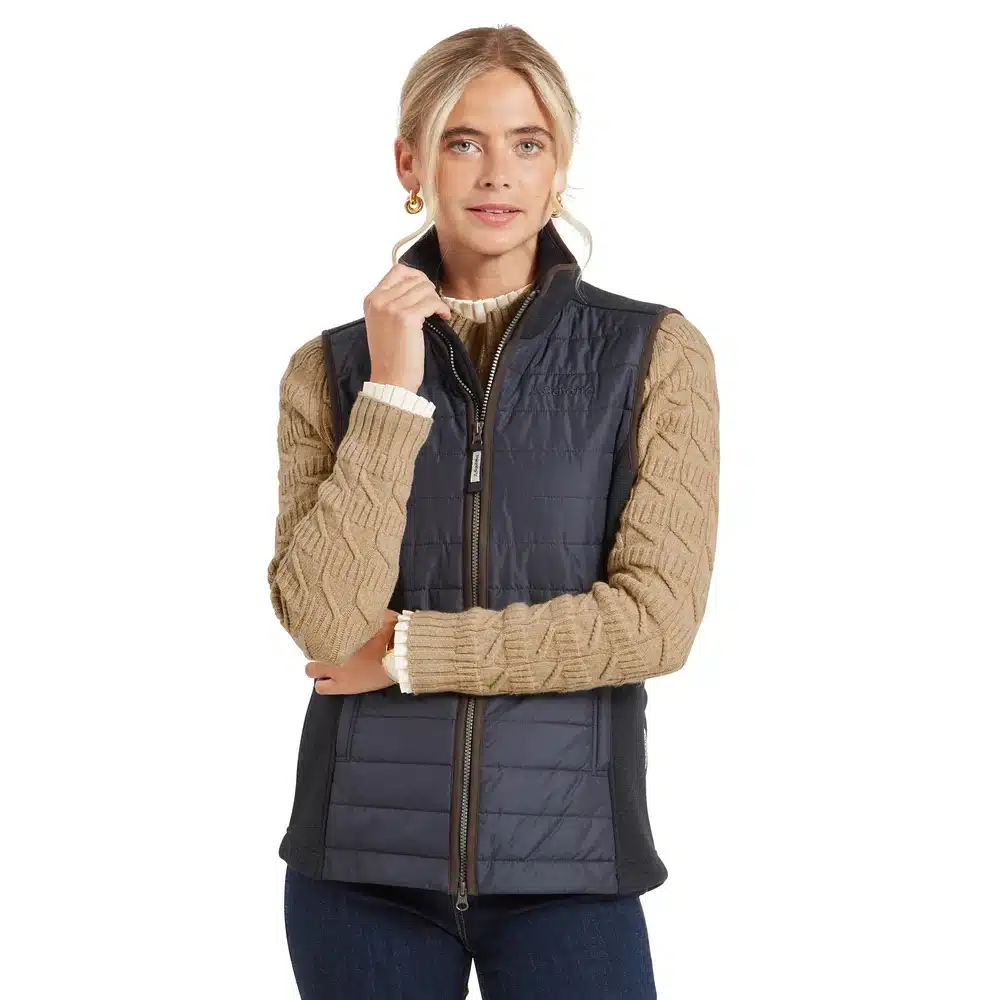 Schoffel Ladies Lyndon Hybrid Gilet Petrol Blue