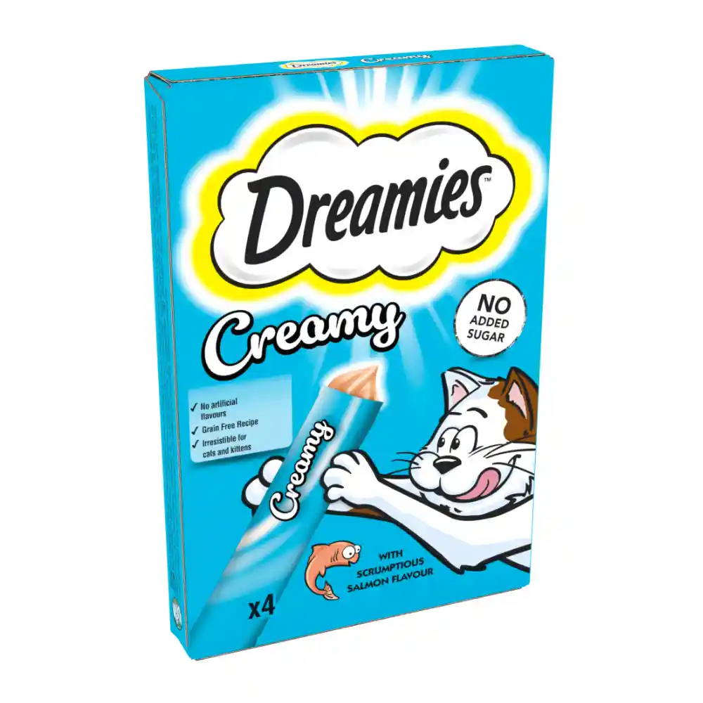 Dreamies Creamy Salmon Treat 40G