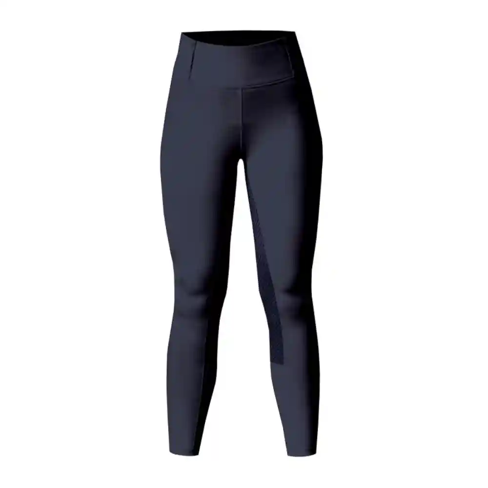 EqueTech Luxe Crystal Thermal Riding Tights Navy
