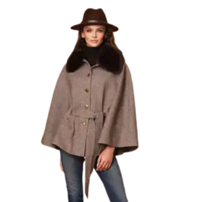 Hunt & Hall Ladies Marlow Tweed Cape