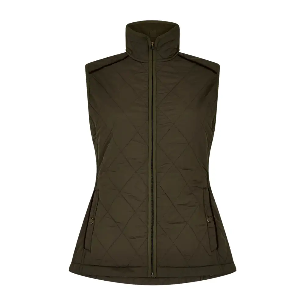 Dubarry Ladies Heywood Quilted Gilet Olive