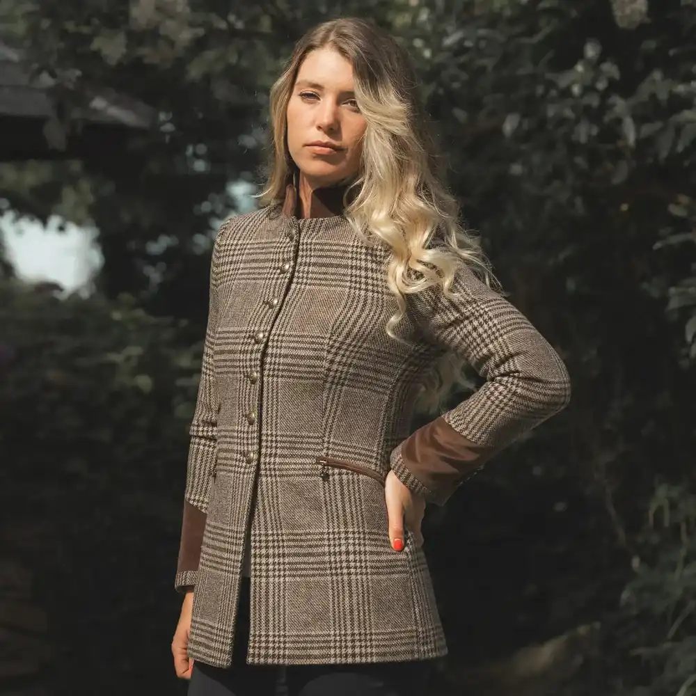 Welligogs Ladies Balmoral Brown Wool Jacket