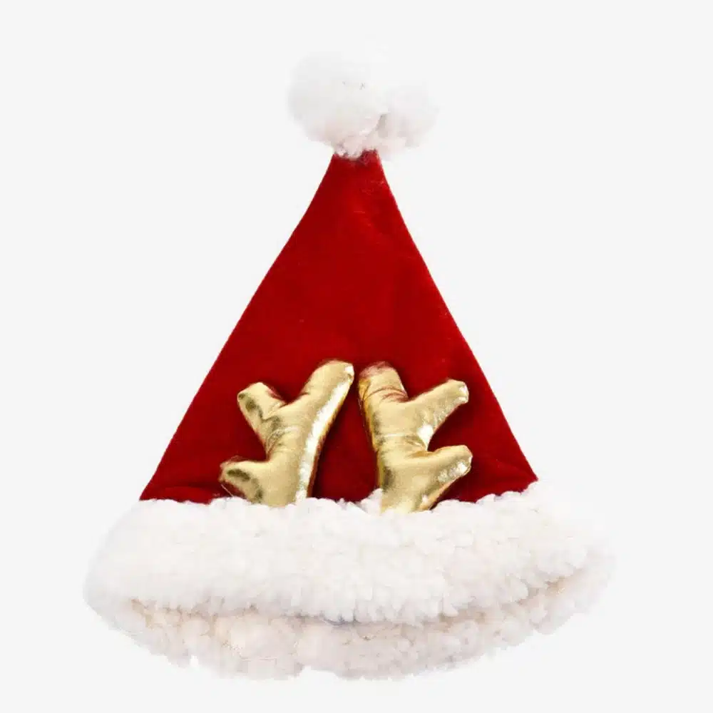 House of Paws Dog Santa Hat with Antlers