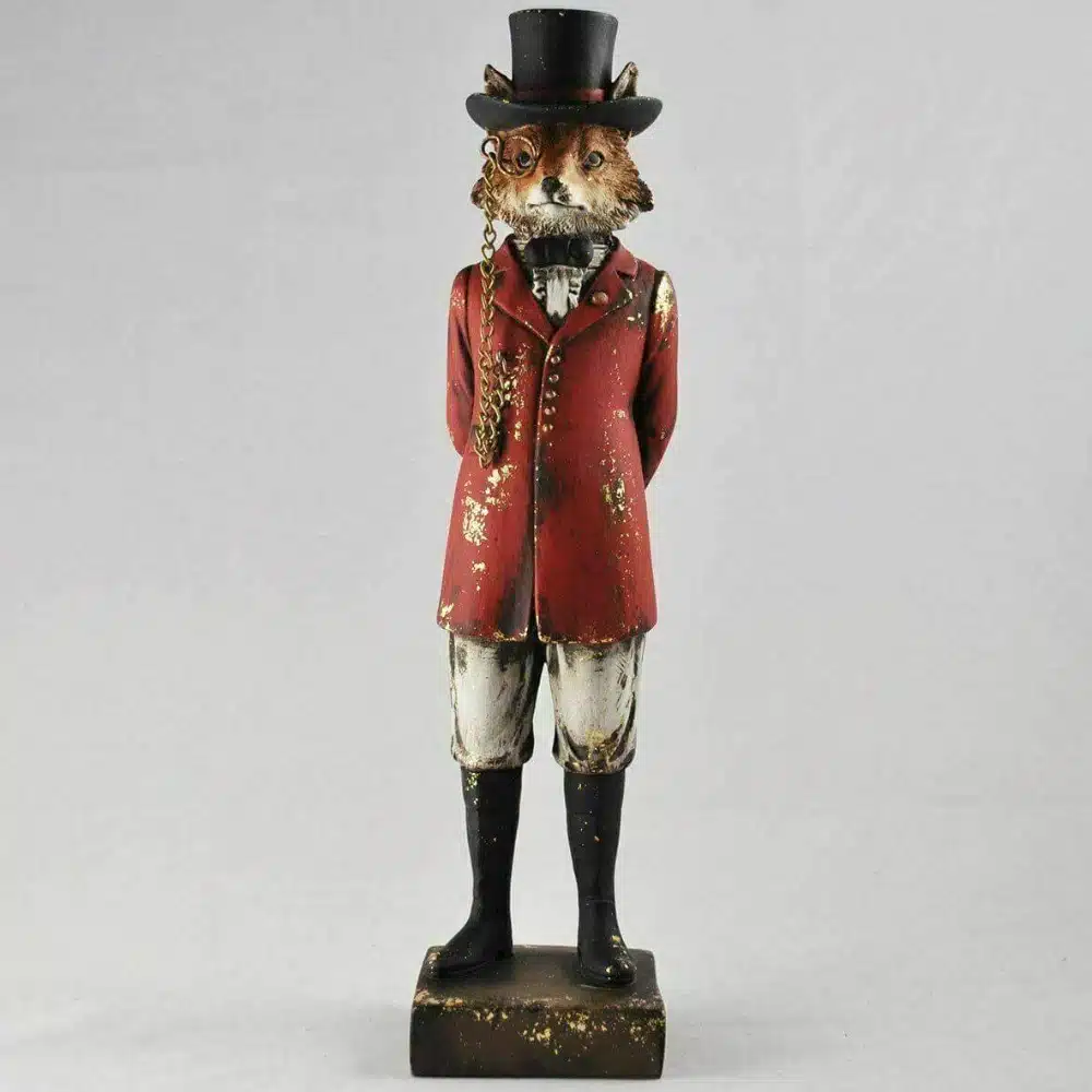 Fiesta Studios Dapper Hunting Fox Figurine