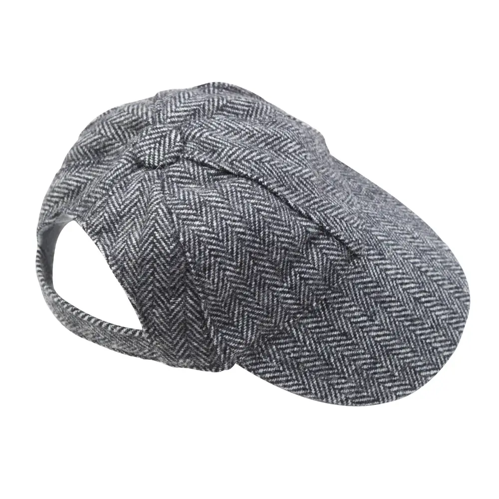 House of Paws Grey Tweed Dog Hat