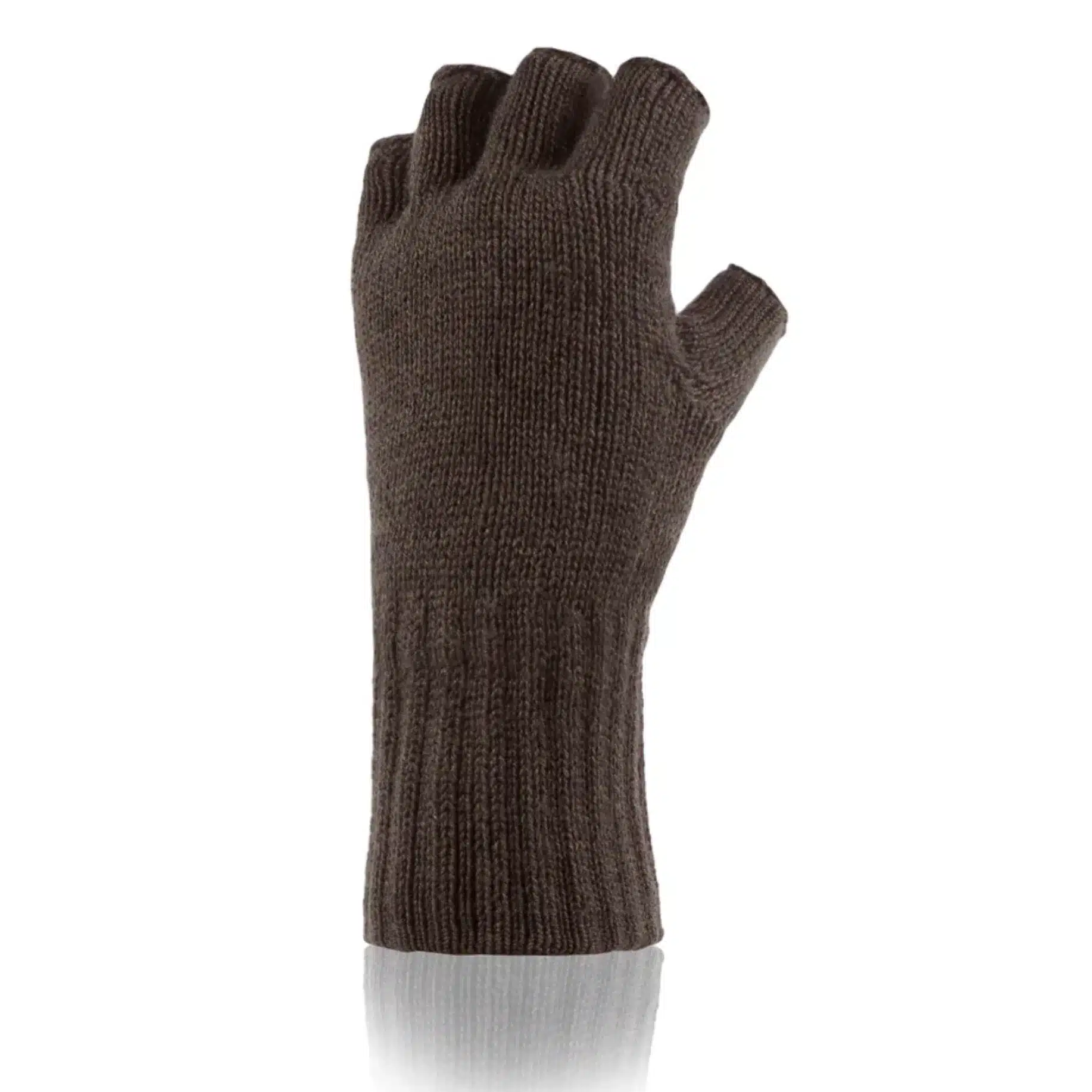 Heat Holders Mens Skala Fingerless Gloves Forest Green
