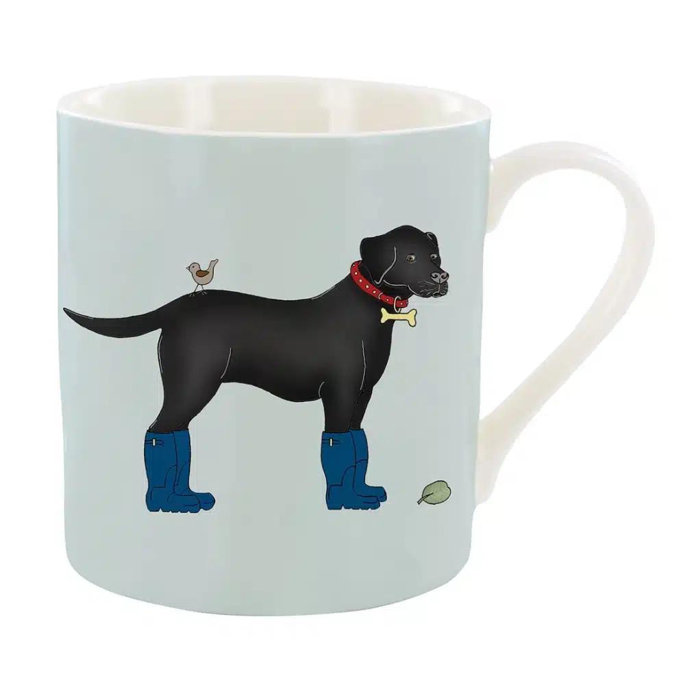 Emma Lawrence Black Labrador Mug
