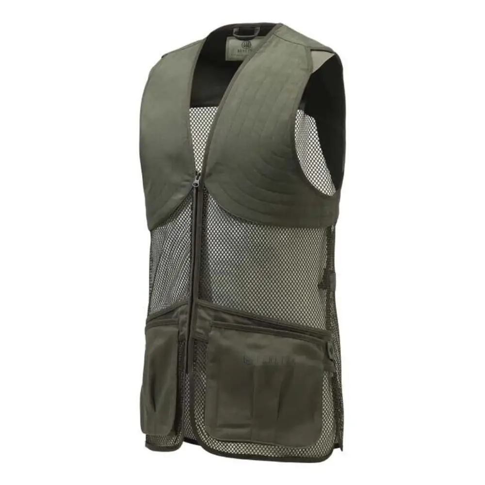 Beretta Mens Full Mesh Vest Green Moss