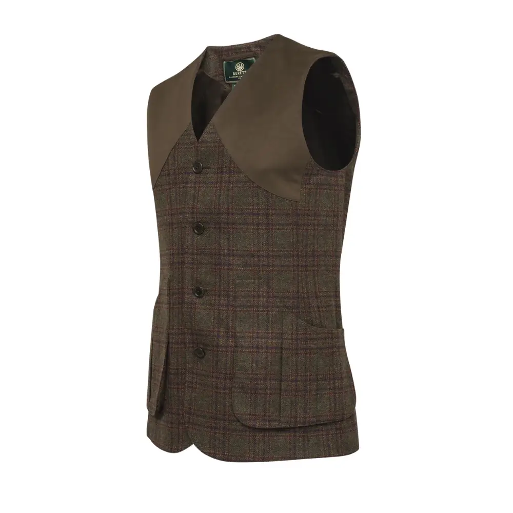 Beretta Mens St James Cotton Vest Brown