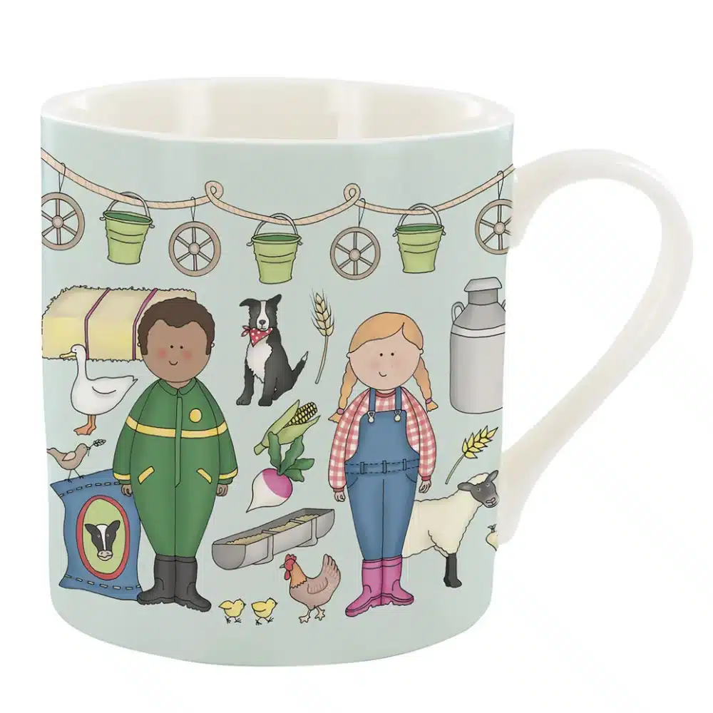 Emma Lawrence Welly Wearers Farmers Mug