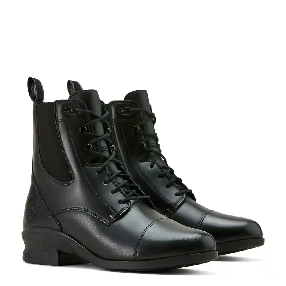 Ariat Ladies Heritage Lace Paddock Boots Black