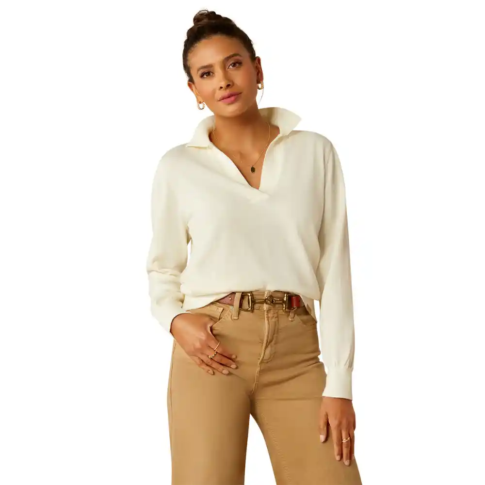 Ariat Ladies Langsett Sweater Vanilla Ice