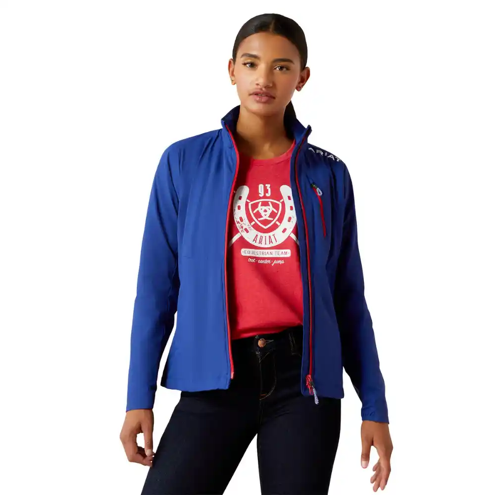 Ariat Ladies Rion Team Stretchshell Insulated Jacket Sodalite Blue