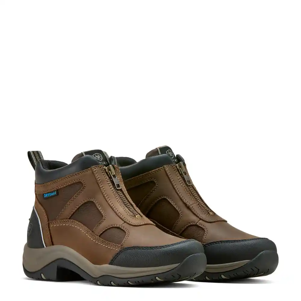 Ariat Ladies Terrain Zip H2O Palm Brown