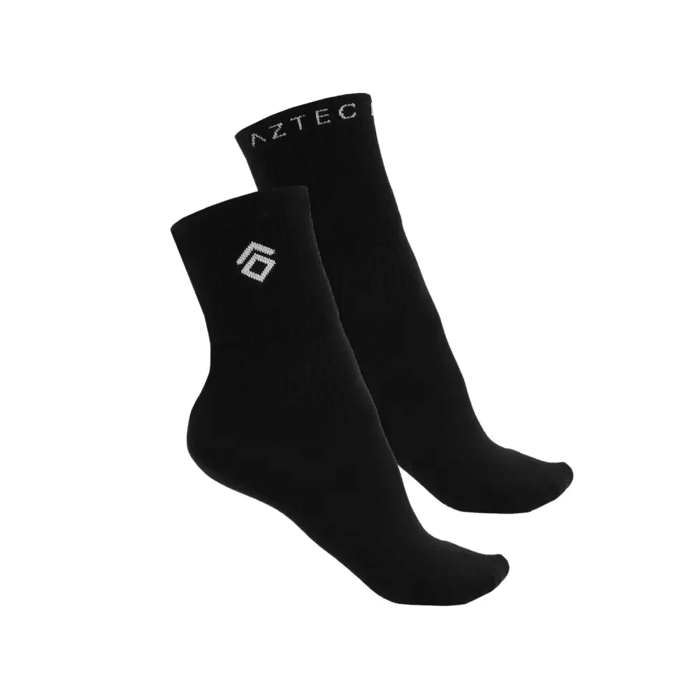 Aztec Diamond Thermal Sock Twin Pack Black