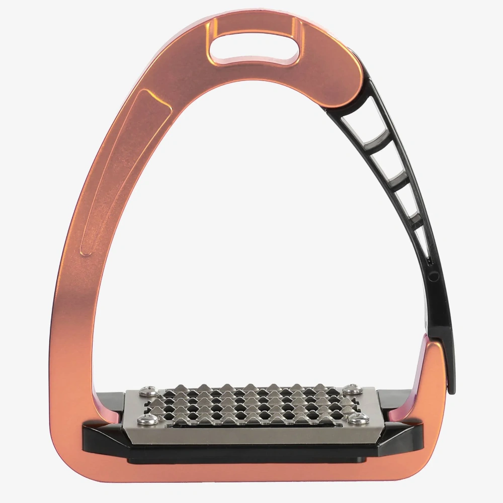 Acavallo Arena AluPro Safety Stirrup Rose Gold