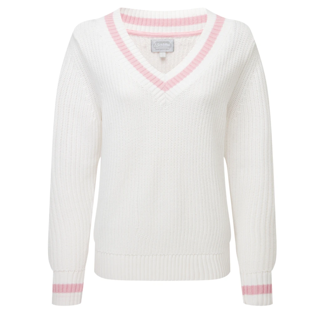 Schoffel Ladies Hambledon Jumper Soft White/Blush