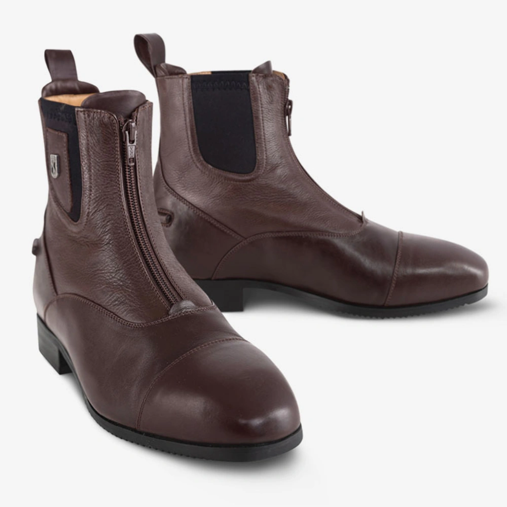 Tredstep Unisex Medici II Front Zip Paddock Boot Brown