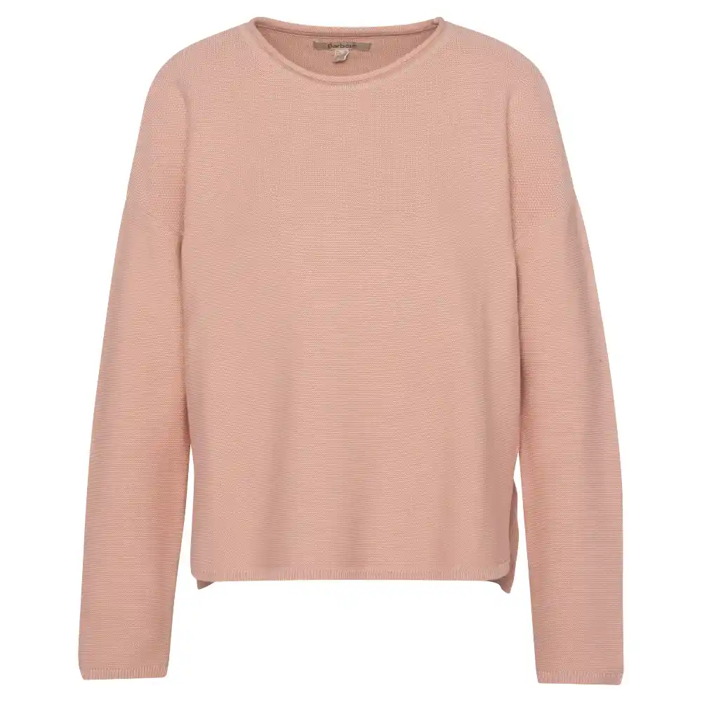 Barbour Ladies Marine Knitted Jumper Primrose Pink